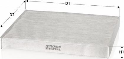 Tecneco Filters CK21009 - Фільтр, повітря у внутрішній простір autozip.com.ua