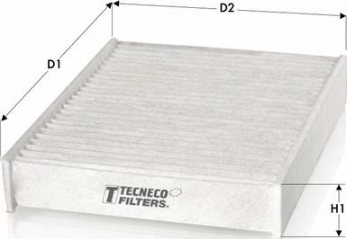 Tecneco Filters CK27009 - Фільтр, повітря у внутрішній простір autozip.com.ua