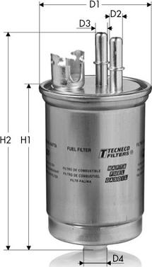 Tecneco Filters GS9452 - Паливний фільтр autozip.com.ua