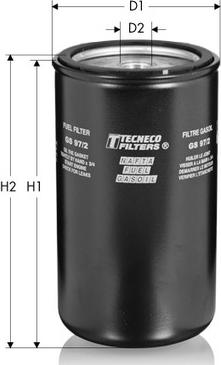 Tecneco Filters GS97/2 - Паливний фільтр autozip.com.ua