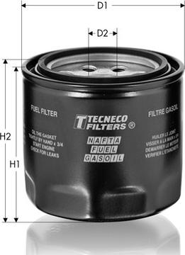 Tecneco Filters GS4766 - Паливний фільтр autozip.com.ua