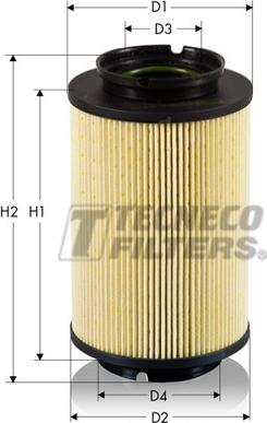 Tecneco Filters GS0308-E - Паливний фільтр autozip.com.ua