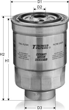 Tecneco Filters GS141 - Паливний фільтр autozip.com.ua