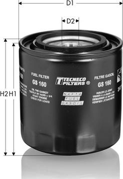 Tecneco Filters GS160 - Паливний фільтр autozip.com.ua