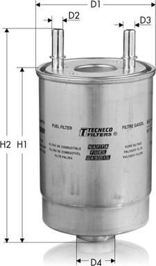 Tecneco Filters GS10669 - Паливний фільтр autozip.com.ua