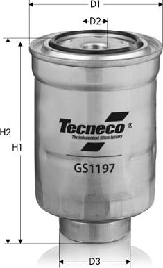 Tecneco Filters GS1197 - Паливний фільтр autozip.com.ua