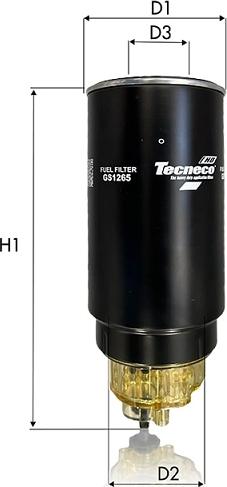 Tecneco Filters GS1265 - Паливний фільтр autozip.com.ua