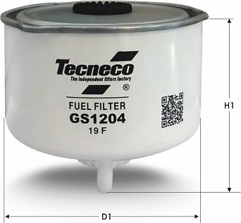 Tecneco Filters GS1204 - Паливний фільтр autozip.com.ua