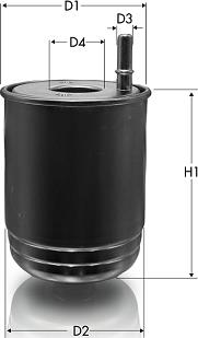 Tecneco Filters GS1216 - Паливний фільтр autozip.com.ua