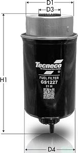 Tecneco Filters GS1227 - Паливний фільтр autozip.com.ua