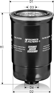 Tecneco Filters GS8019 - Паливний фільтр autozip.com.ua