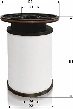 Tecneco Filters GS2085E - Паливний фільтр autozip.com.ua