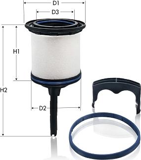 Tecneco Filters GS2107E - Паливний фільтр autozip.com.ua