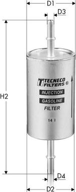 Tecneco Filters IN9839 - Паливний фільтр autozip.com.ua