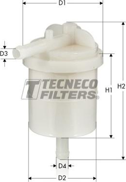 Tecneco Filters IN4143 - Паливний фільтр autozip.com.ua