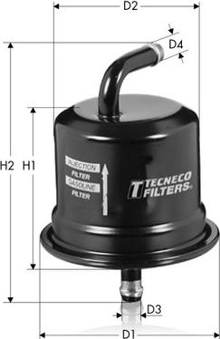 Tecneco Filters IN5974 - Паливний фільтр autozip.com.ua