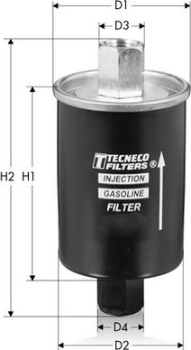 Tecneco Filters IN60 - Паливний фільтр autozip.com.ua