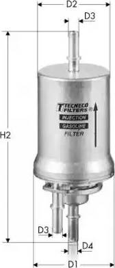 Tecneco Filters IN6Q0201511 - Паливний фільтр autozip.com.ua