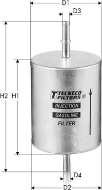 Tecneco Filters IN32 - Паливний фільтр autozip.com.ua