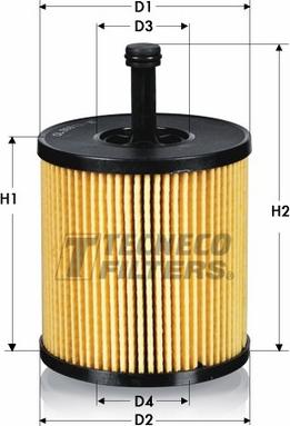 Tecneco Filters OL09813-E - Масляний фільтр autozip.com.ua