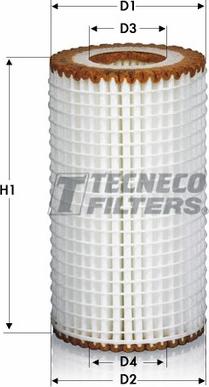 Tecneco Filters OL0208/1-E - Масляний фільтр autozip.com.ua