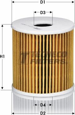 Tecneco Filters OL0227-EJ - Масляний фільтр autozip.com.ua