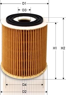 Tecneco Filters OL07087-E - Масляний фільтр autozip.com.ua