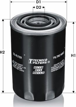 Tecneco Filters OL3003-T/94 - Масляний фільтр autozip.com.ua