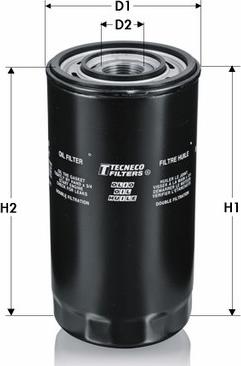 Tecneco Filters OL3005-T - Масляний фільтр autozip.com.ua