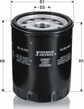 Tecneco Filters OL4488 - Масляний фільтр autozip.com.ua
