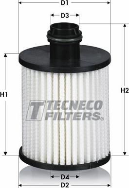Tecneco Filters OL2156E - Масляний фільтр autozip.com.ua