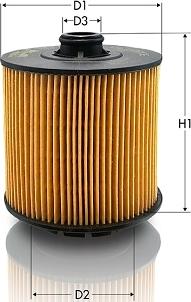 Tecneco Filters OL2200E - Масляний фільтр autozip.com.ua
