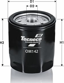 Tecneco Filters OM142 - Масляний фільтр autozip.com.ua