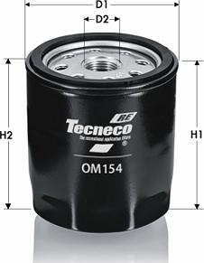 Tecneco Filters OM154 - Масляний фільтр autozip.com.ua