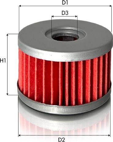 Tecneco Filters OM210 - Масляний фільтр autozip.com.ua