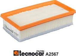 Tecnocar A2567 - Повітряний фільтр autozip.com.ua