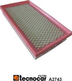 Tecnocar A2743 - Повітряний фільтр autozip.com.ua