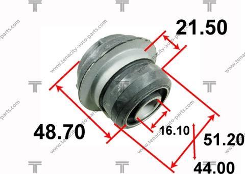 Tenacity AAMBE1007 - Сайлентблок, важеля підвіски колеса autozip.com.ua