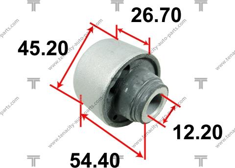 Tenacity AAMMI1021 - Сайлентблок, важеля підвіски колеса autozip.com.ua