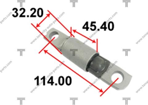 Tenacity AAMNI1057 - Сайлентблок переднього важеля передній L = R autozip.com.ua