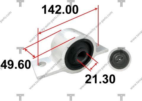 Tenacity AAMNI1023 - Сайлентблок, важеля підвіски колеса autozip.com.ua