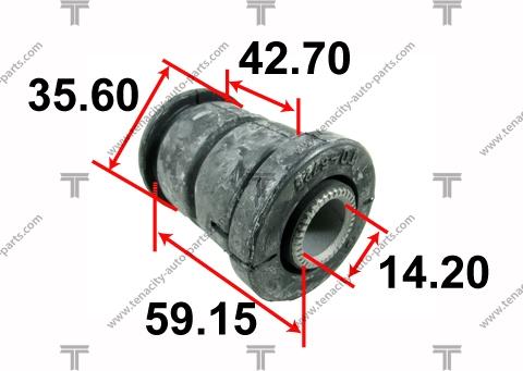 Tenacity AAMTO1035 - Сайлентблок, важіль підвіски колеса autozip.com.ua