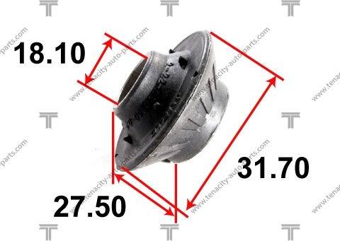 Tenacity AAMVO1001 - Сайлентблок, важеля підвіски колеса autozip.com.ua