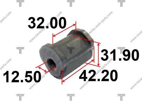 Tenacity ASBTO1040 - Втулка, стабілізатор autozip.com.ua