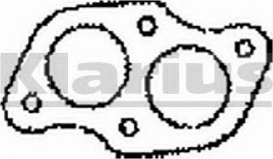 TESH 410327 - Прокладка, труба вихлопного газу autozip.com.ua