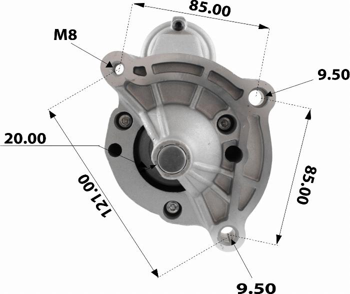 TESLA TECHNICS TT15437 PRO - Стартер autozip.com.ua