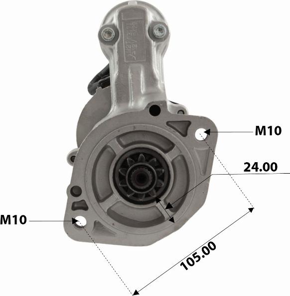 TESLA TECHNICS TT15819 PRO - Стартер autozip.com.ua