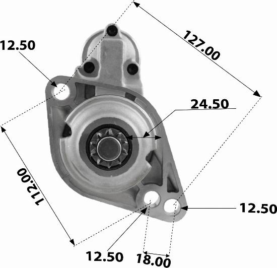 TESLA TECHNICS TT15323 PRO - Стартер autozip.com.ua