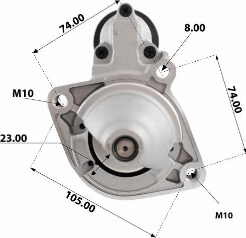 TESLA TECHNICS TT15221 PRO - Стартер autozip.com.ua
