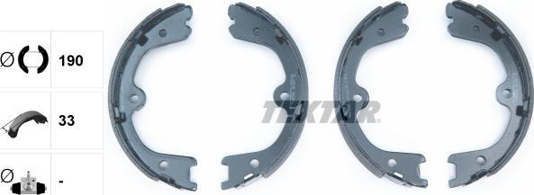 Textar 91073200 - Комплект гальм, ручник, парковка autozip.com.ua